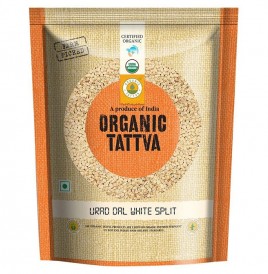 Organic Tattva Urad Dal White Split   Pack  500 grams